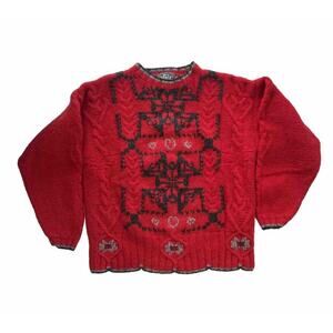 Vintage Woolrich Hand Knit Wool Sweater